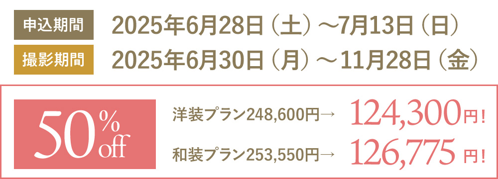2025年6月28日（土）～7月13日（日）