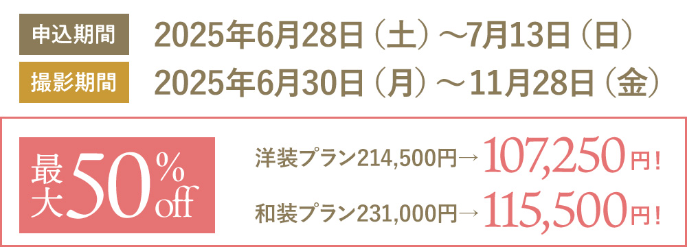 2025年6月28日（土）～7月13日（日）